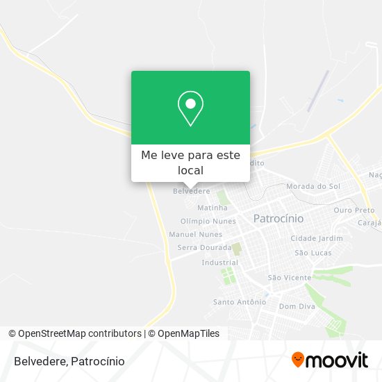 Belvedere mapa