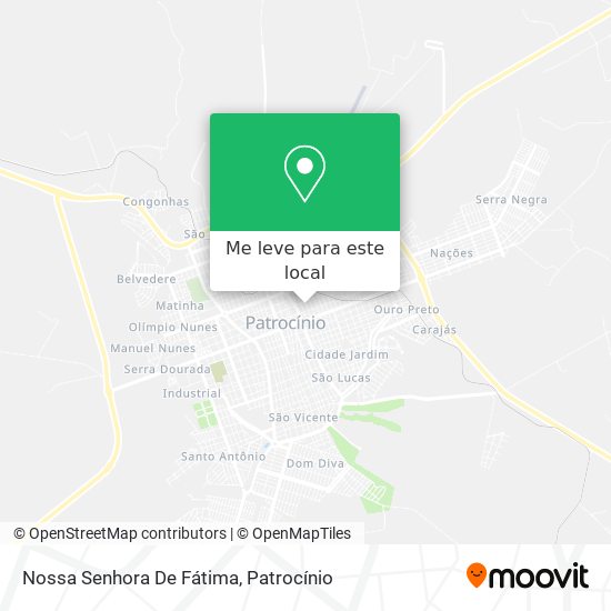 Nossa Senhora De Fátima mapa