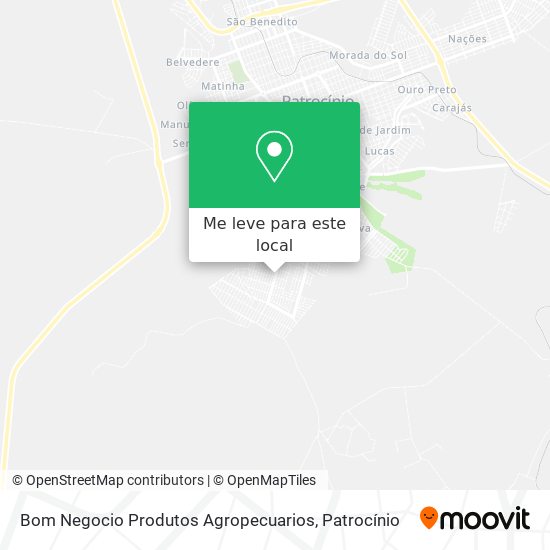 Bom Negocio Produtos Agropecuarios mapa