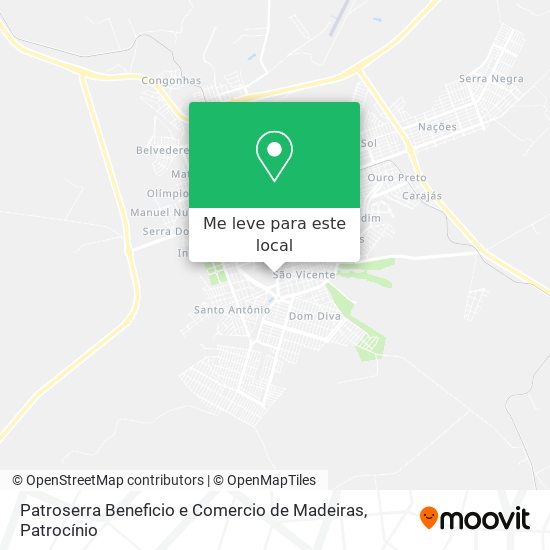 Patroserra Beneficio e Comercio de Madeiras mapa