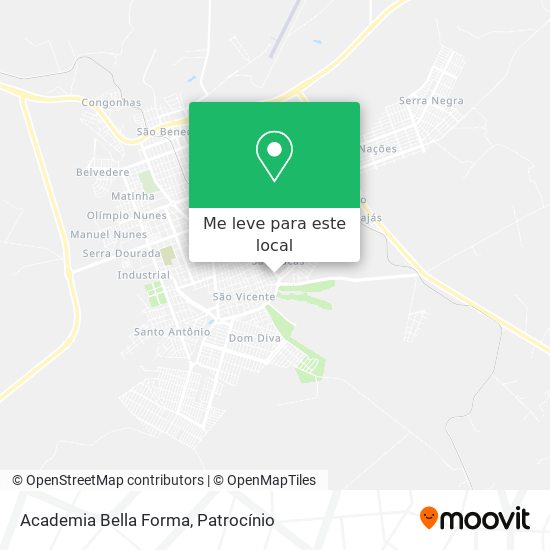 Academia Bella Forma mapa