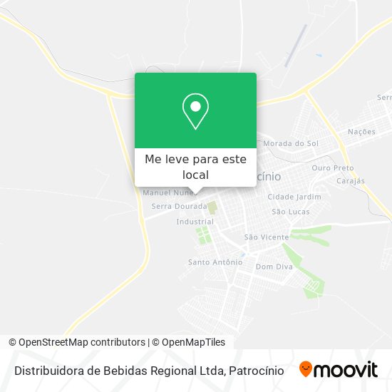 Distribuidora de Bebidas Regional Ltda mapa