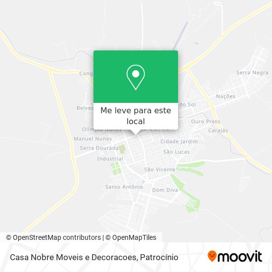 Casa Nobre Moveis e Decoracoes mapa