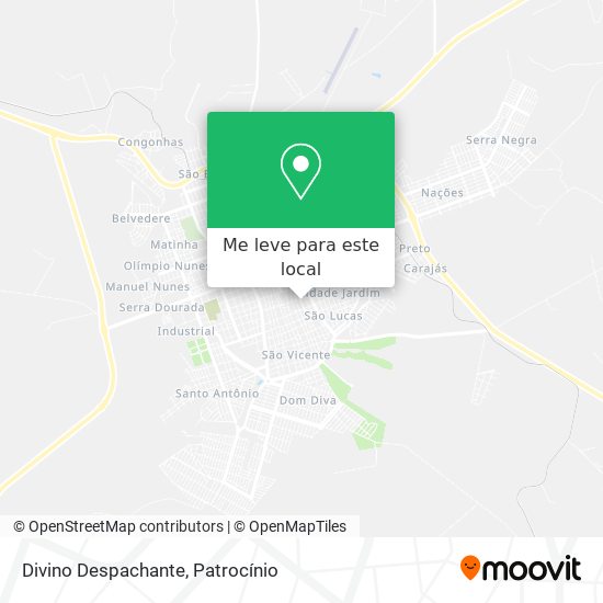 Divino Despachante mapa