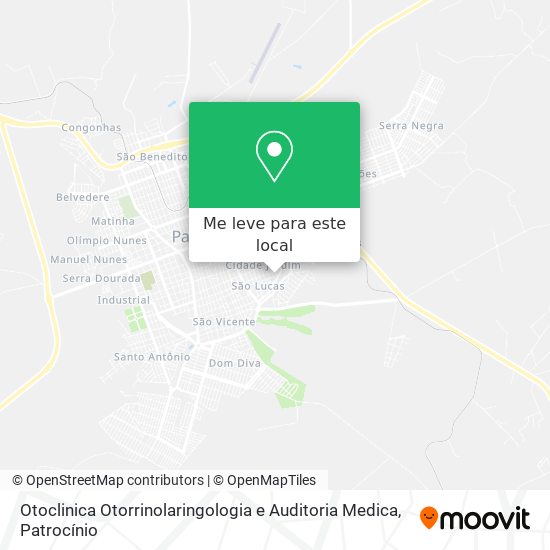 Otoclinica Otorrinolaringologia e Auditoria Medica mapa