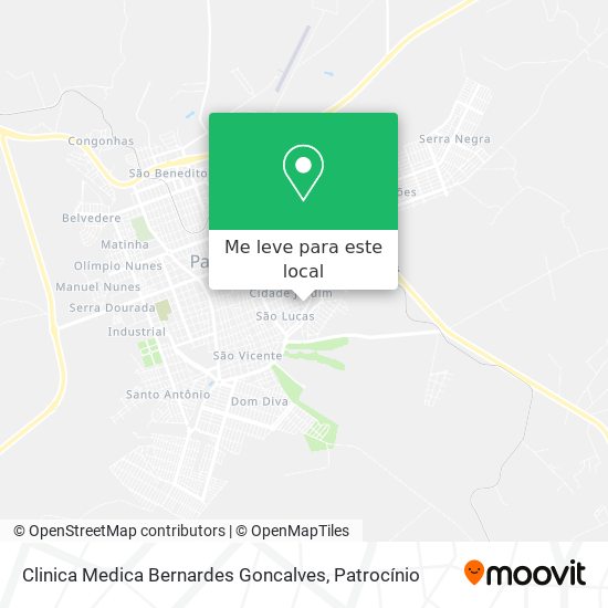 Clinica Medica Bernardes Goncalves mapa