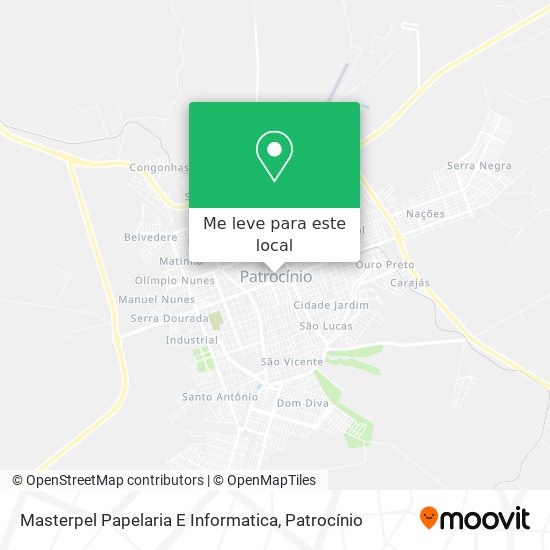 Masterpel Papelaria E Informatica mapa