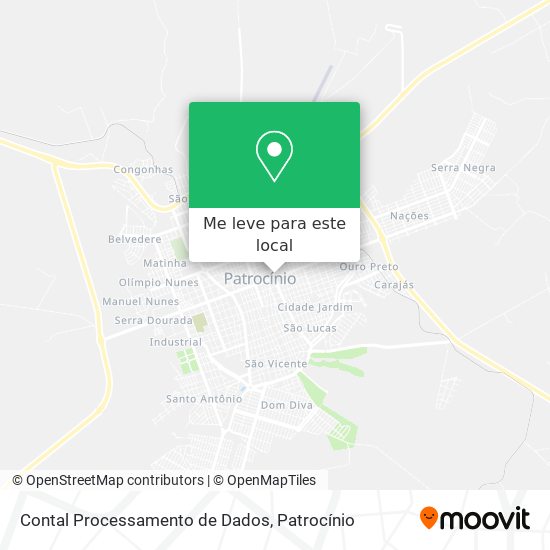 Contal Processamento de Dados mapa