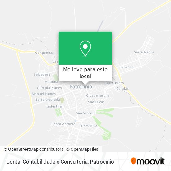 Contal Contabilidade e Consultoria mapa