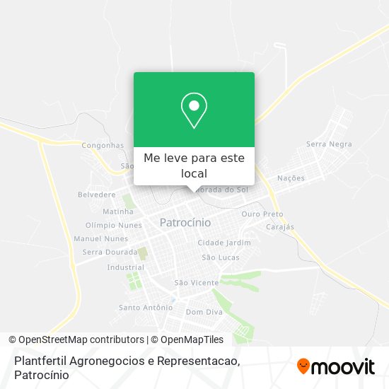 Plantfertil Agronegocios e Representacao mapa