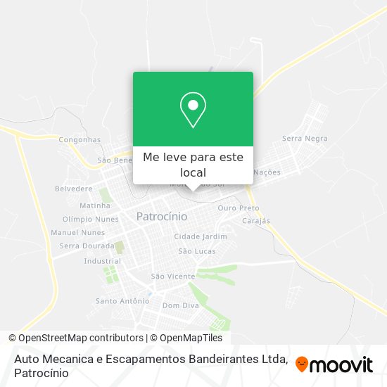 Auto Mecanica e Escapamentos Bandeirantes Ltda mapa