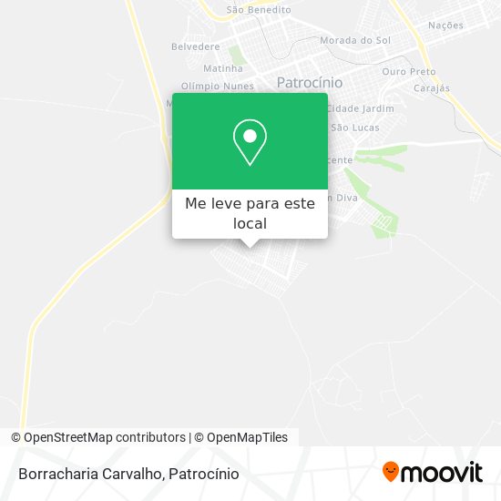 Borracharia Carvalho mapa