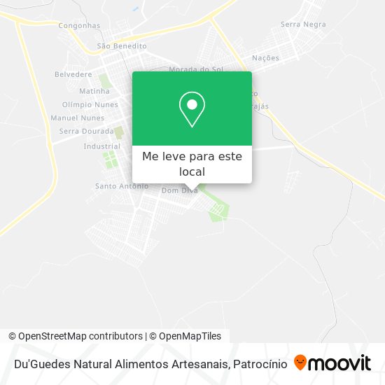 Du'Guedes Natural Alimentos Artesanais mapa