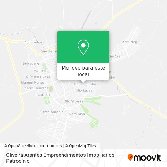 Oliveira Arantes Empreendimentos Imobiliarios mapa