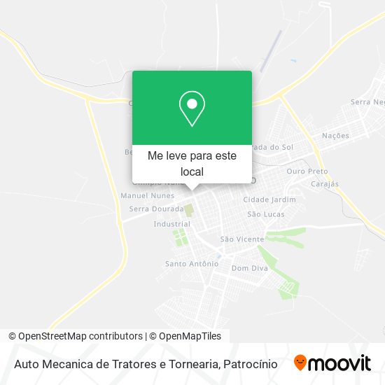 Auto Mecanica de Tratores e Tornearia mapa