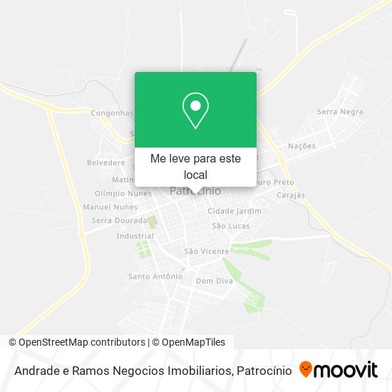 Andrade e Ramos Negocios Imobiliarios mapa