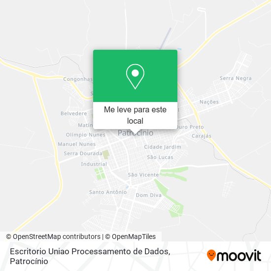 Escritorio Uniao Processamento de Dados mapa