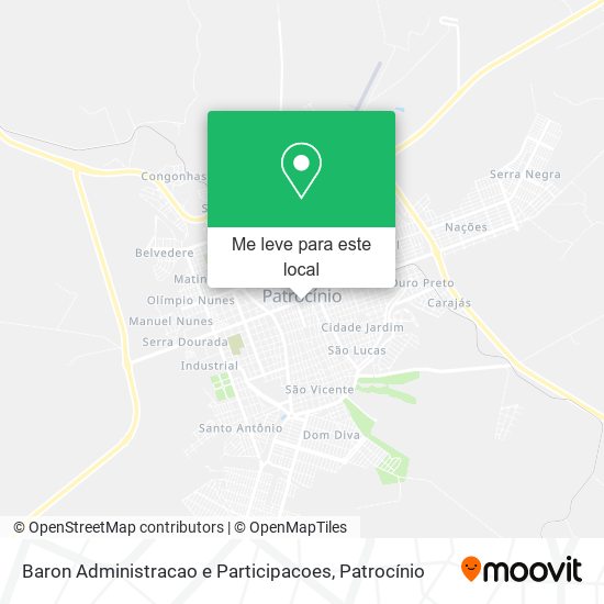 Baron Administracao e Participacoes mapa