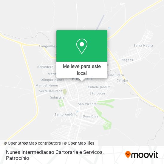 Nunes Intermediacao Cartoraria e Servicos mapa