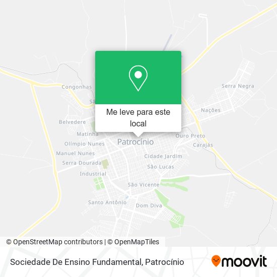 Sociedade De Ensino Fundamental mapa