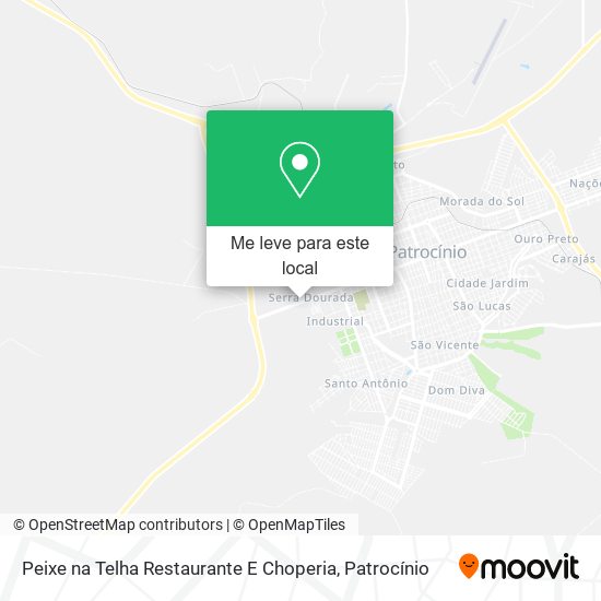 Peixe na Telha Restaurante E Choperia mapa