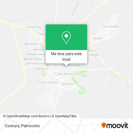 Costura mapa