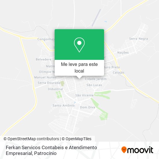 Ferkan Servicos Contabeis e Atendimento Empresarial mapa