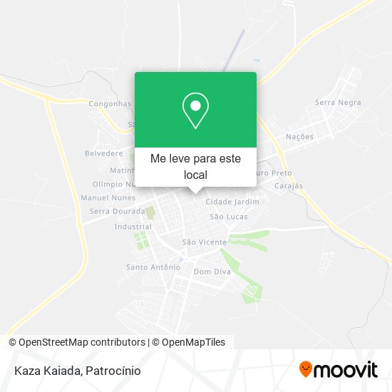 Kaza Kaiada mapa