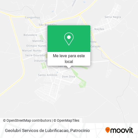 Geolubri Servicos de Lubrificacao mapa