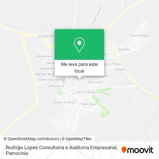 Rodrigo Lopes Consultoria e Auditoria Empresarial mapa