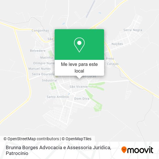 Brunna Borges Advocacia e Assessoria Jurídica mapa