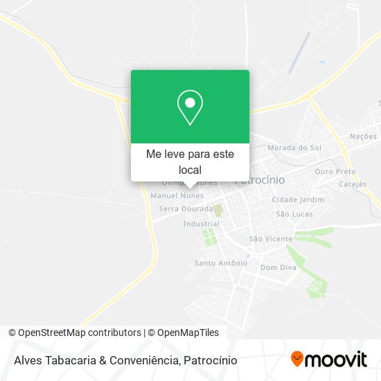 Alves Tabacaria & Conveniência mapa