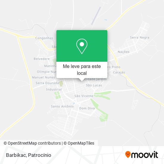 Barbikac mapa