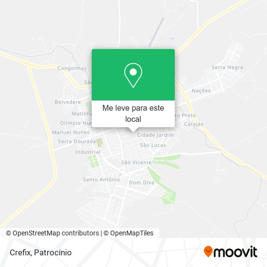Crefix mapa