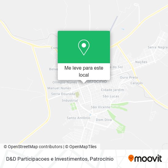 D&D Participacoes e Investimentos mapa