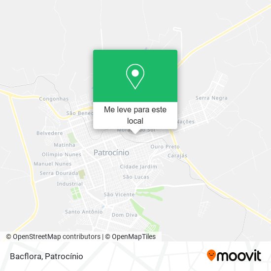 Bacflora mapa