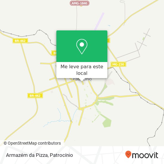 Armazém da Pizza mapa