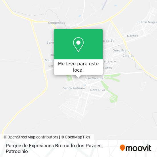 Parque de Exposicoes Brumado dos Pavoes mapa