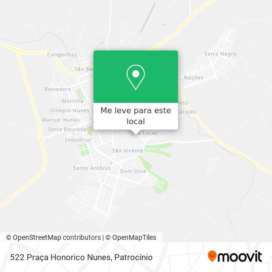 522 Praça Honorico Nunes mapa