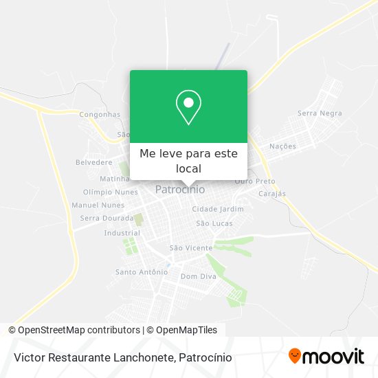 Victor Restaurante Lanchonete mapa