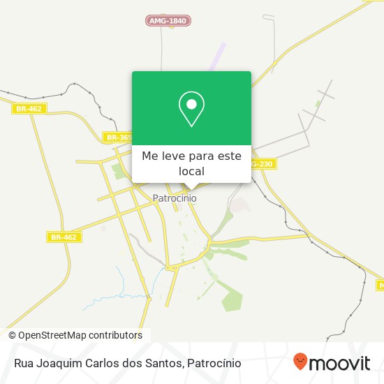 Rua Joaquim Carlos dos Santos mapa