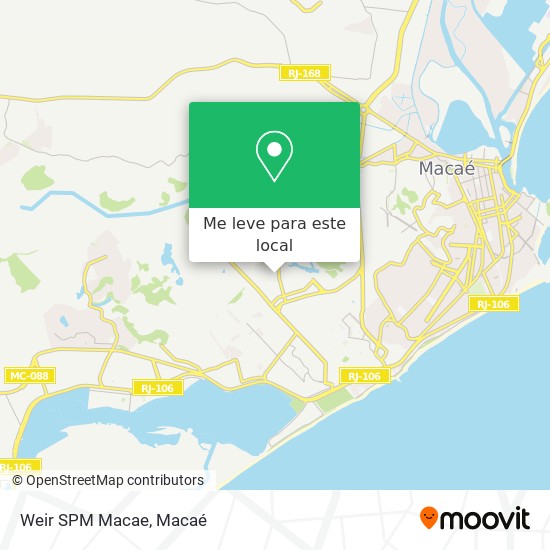 Weir SPM Macae mapa