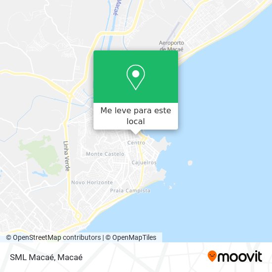 SML Macaé mapa