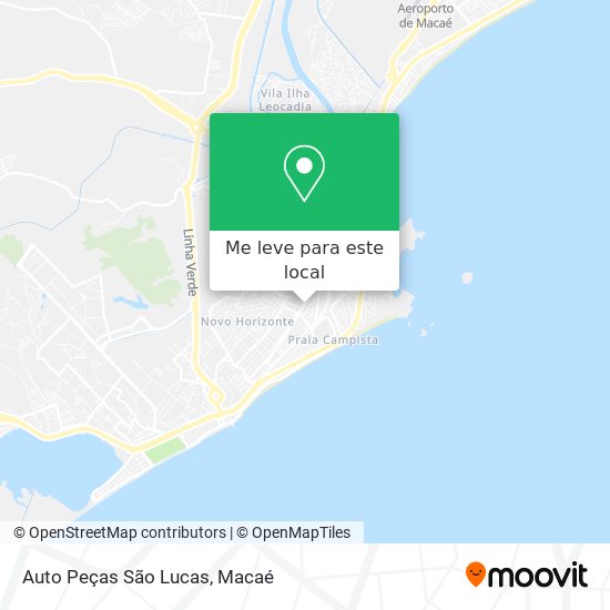 Auto Peças São Lucas mapa