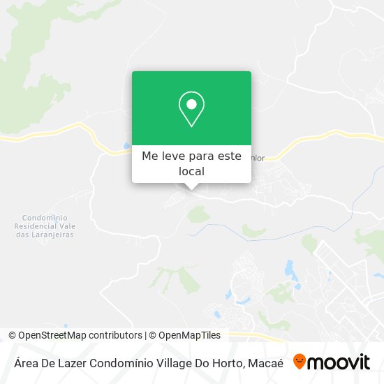Área De Lazer Condomínio Village Do Horto mapa