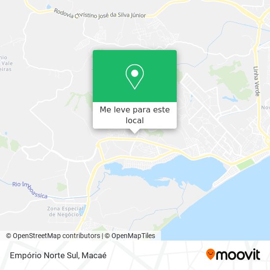 Empório Norte Sul mapa