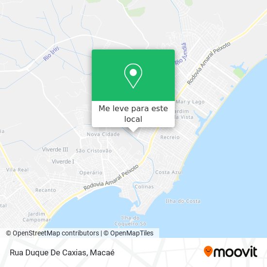 Rua Duque De Caxias mapa