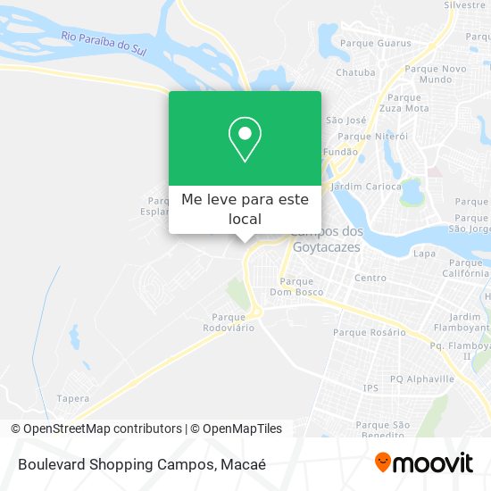 Boulevard Shopping Campos mapa