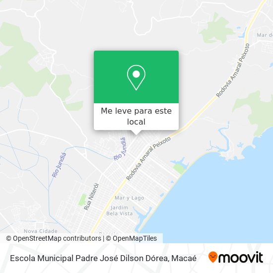 Escola Municipal Padre José Dilson Dórea mapa