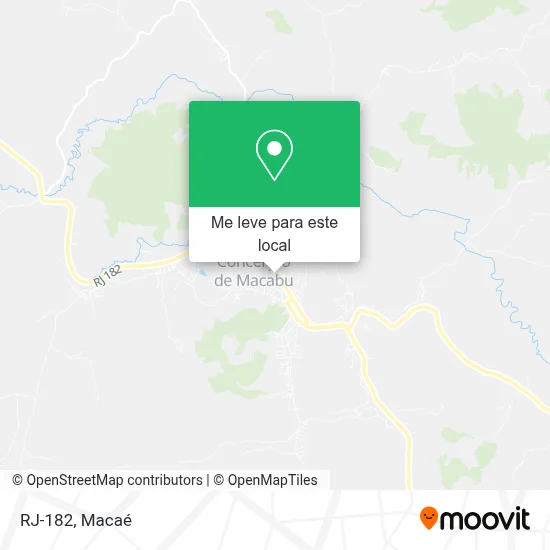 RJ-182 mapa